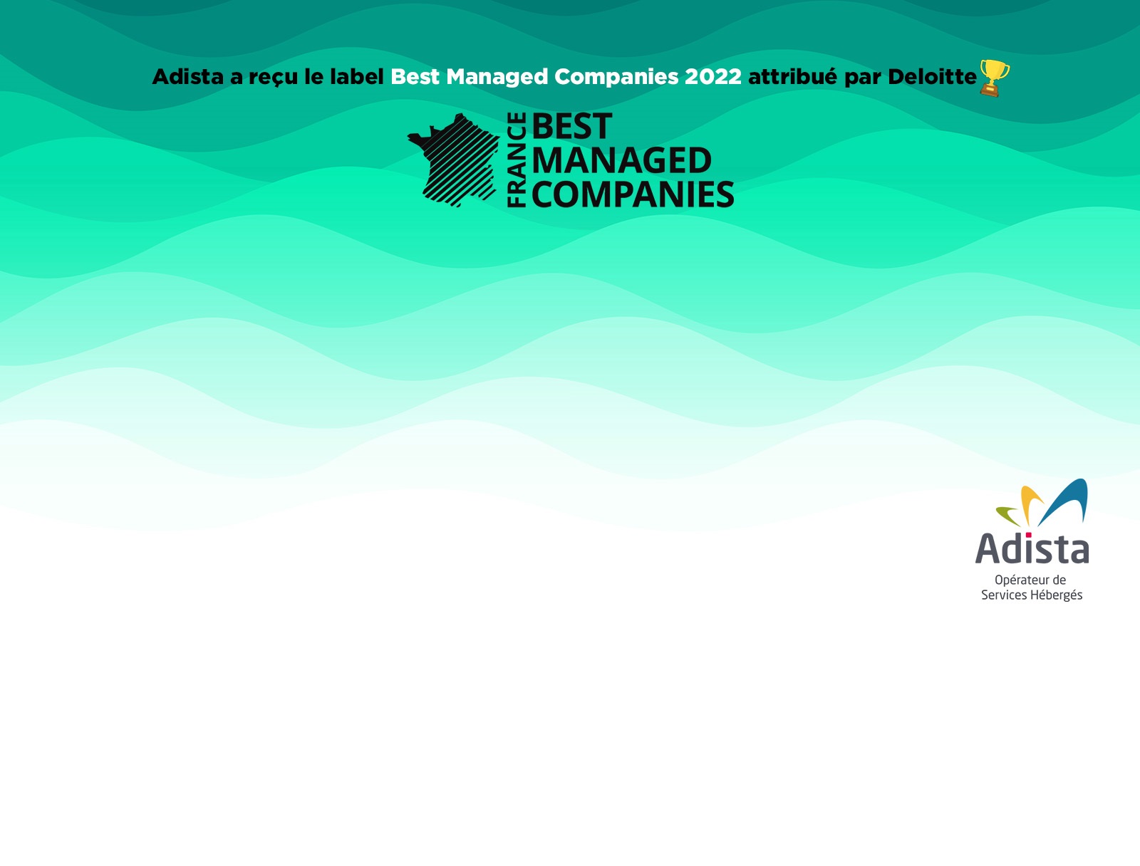 Adista Deloitte Best Managed Companies 2022 France